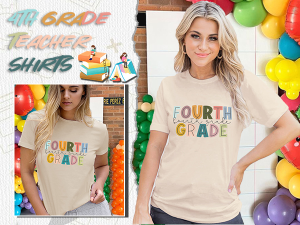 fourth grade teacher shirts