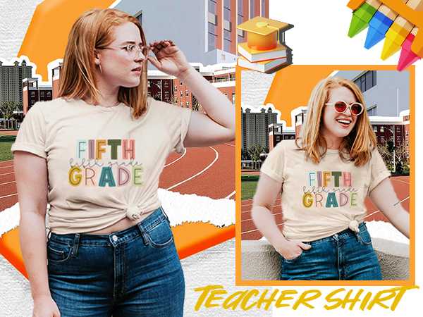 fifth grade teacher shirt