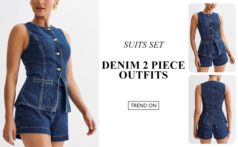 DENIM 2 PIECE OUTFITS