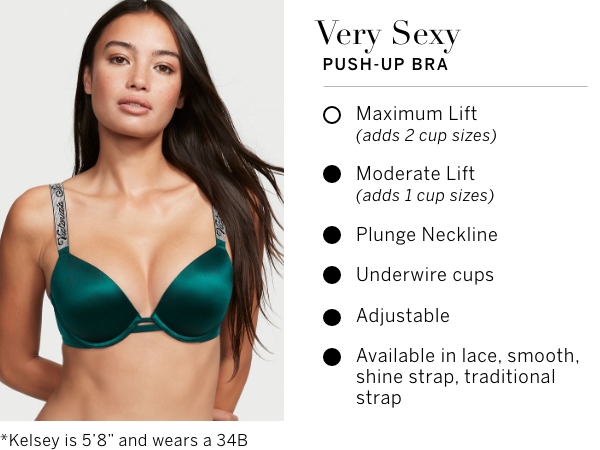 Victoria&#39;s Secret Very Sexy Push Up Adds 1 Cup Lift