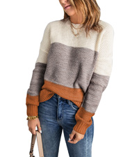 color block sweater