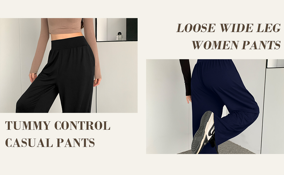 TUMMY CONTROL CASUAL PANTS