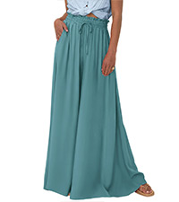 Summer wide leg pants Long palazzo pants High Waisted wide leg pants woman Casual womens pants