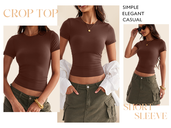 Summmer Short Sleeve T Shirts for Women