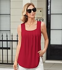 red tank top for women