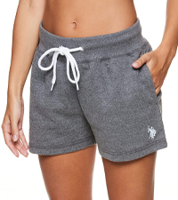 us polo assin womens french terry shorts swaet