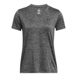 Womens Tech T V Neck Short Sleeve Shirt