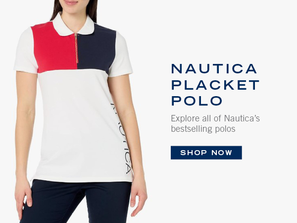 nautica placket polo