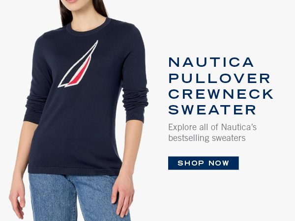 nautica pullover crewneck sweater