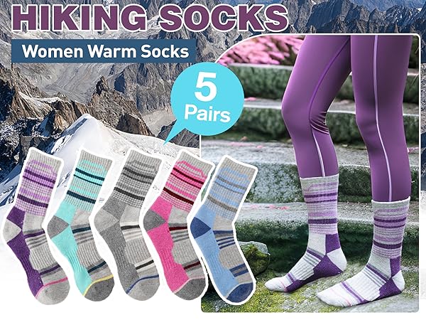 Women Hiking Socks