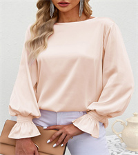 Solid Satin Blouses