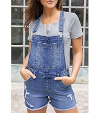 classic retro bib and brace denim shorts ripped destroyed jeans short overalls with pockets