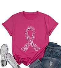  Pink Ribbon Graphic Tee 