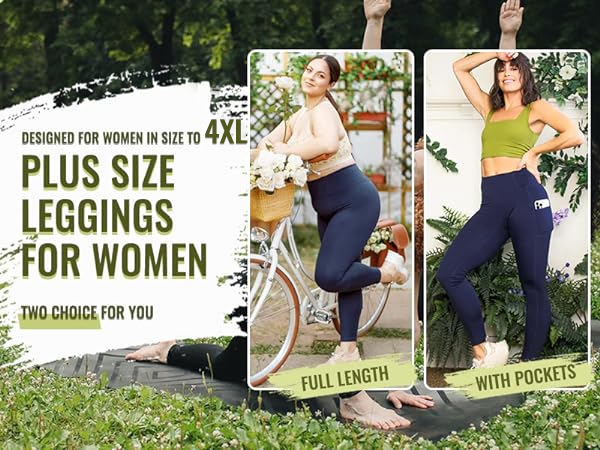 PLUS SIZE LEGGINGS FOR WOMEN