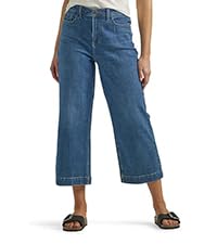 Legendary High Rise Wide Leg Crop Capri Jean