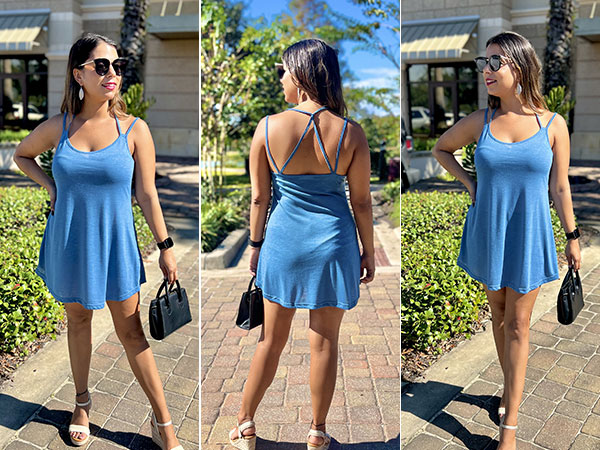 backless swim dress