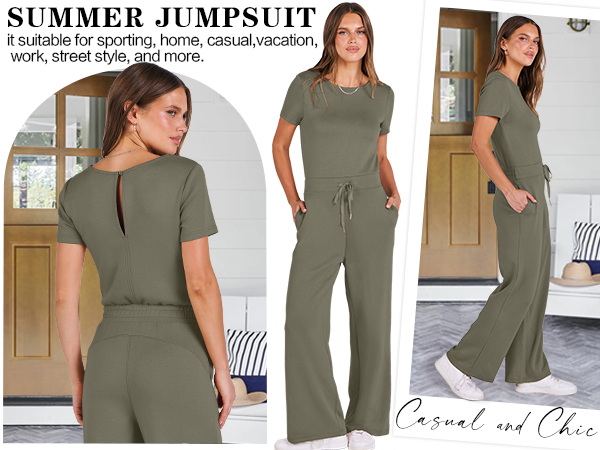  Womens Jumpsuits Casual Summer