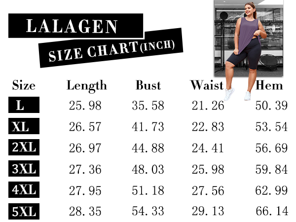 Size Chart for LALAGEN