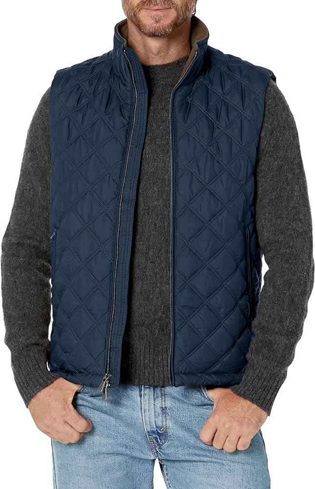 Brooks Brothers Men's Diamond Quilted Vest