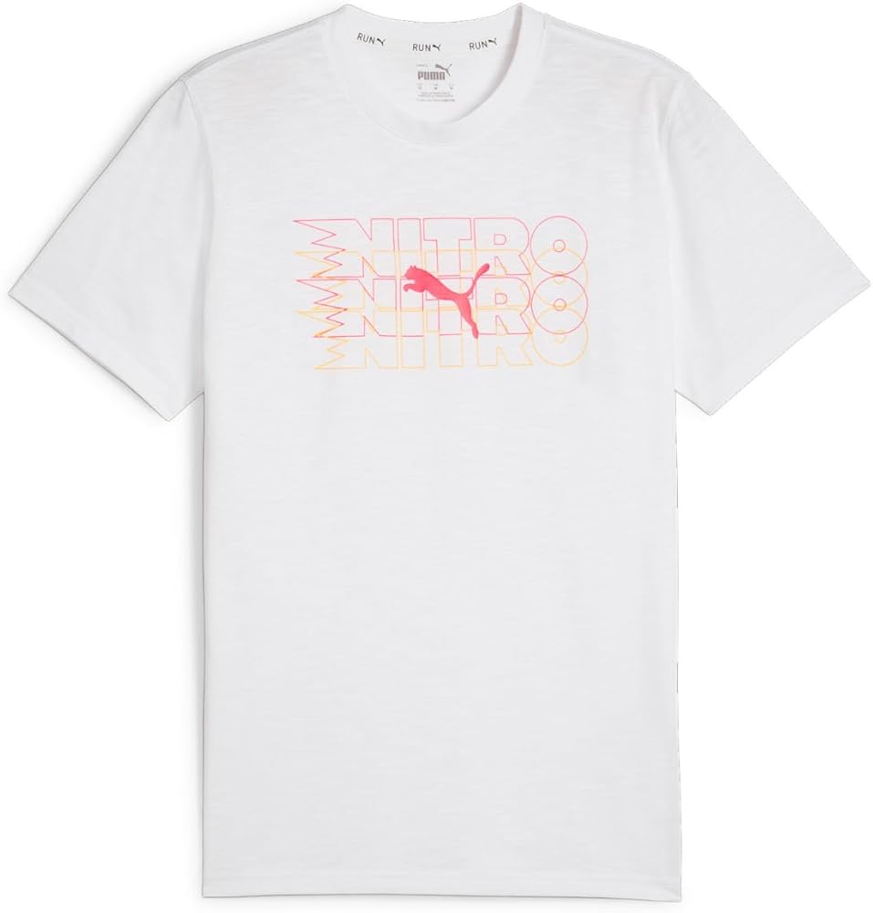 PUMA Men's Run Favorite Graphic Short Sleeve Tee