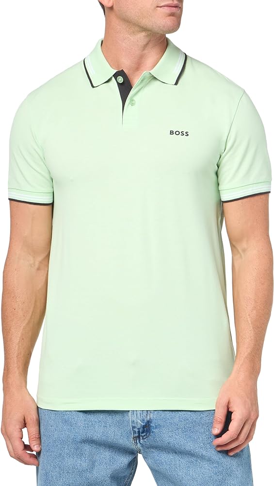 BOSS Men's Paul Modern Essential Polo