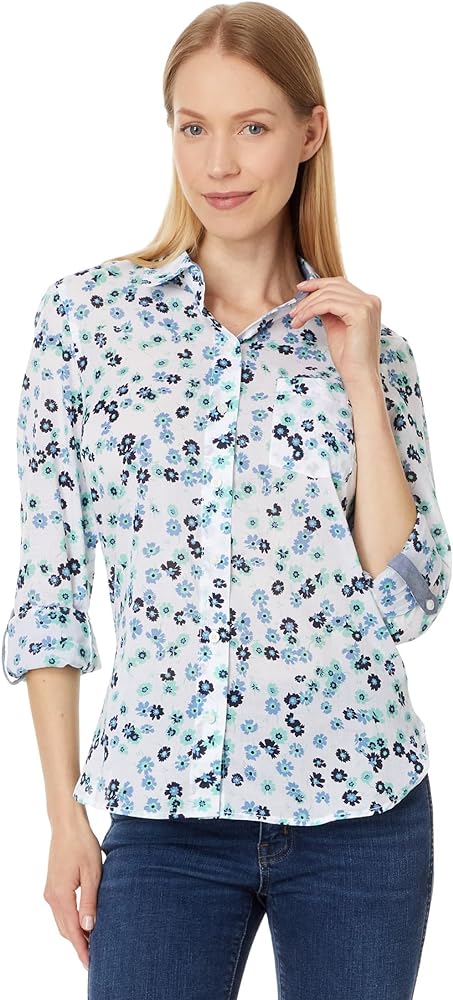 Tommy Hilfiger Button-Down Shirts for Women, Casual Tops