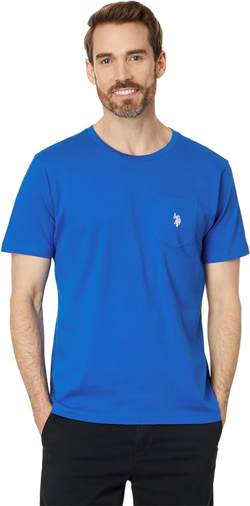 U.S. Polo Assn. Men's Solid Crew Neck Pocket T-Shirt