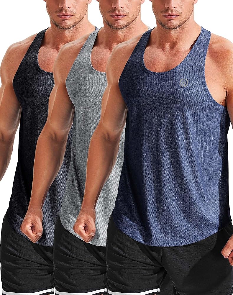 NELEUS Men's Workout Running Tank Top Sleeveless Gym Athletic Shirts