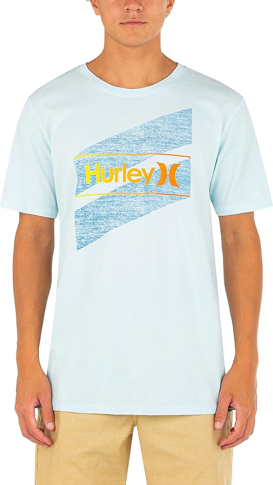 Hurley Mens Icon Slash Gradient T-Shirt