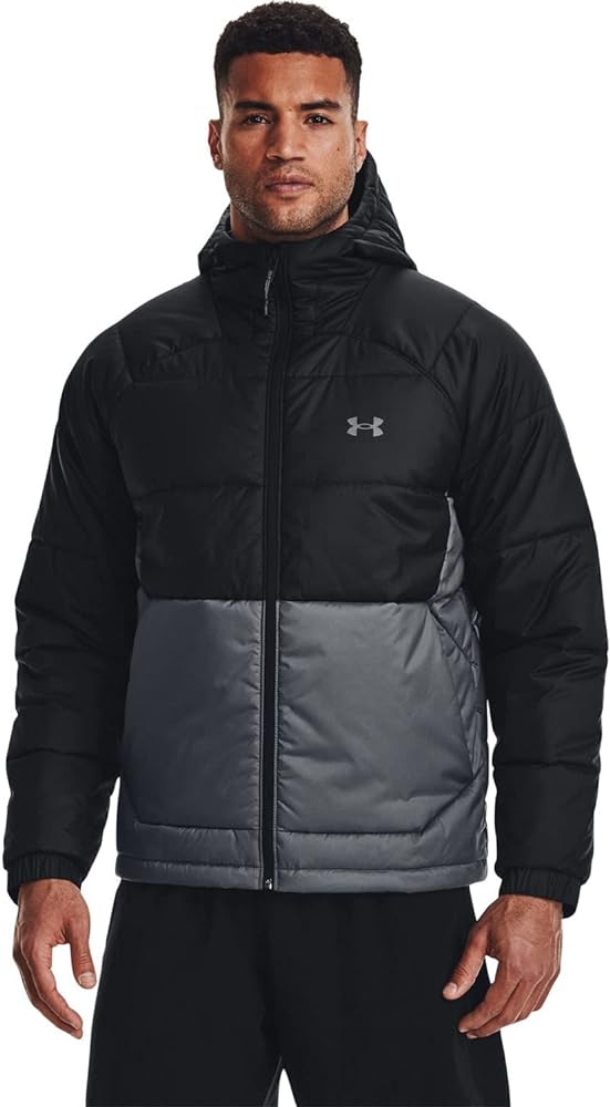 Under Armour - Mens Insulateed Jacket, Color Black/Pitch Gray/Pitch Gray (001), Size: Large