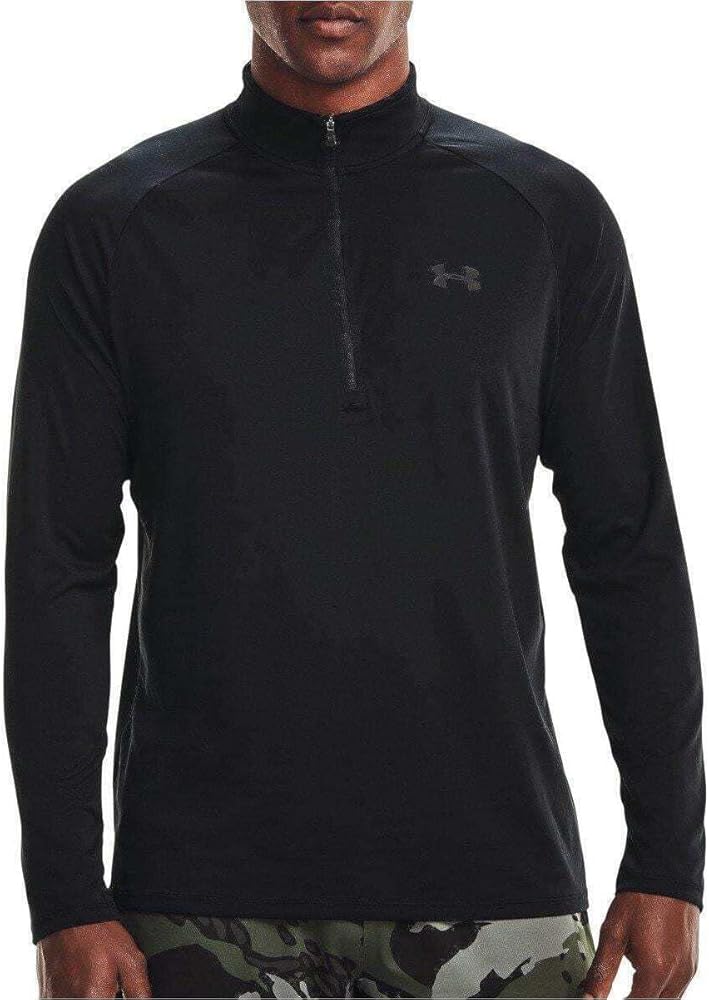 Under Armour Men's UA Tech™ ½ Zip Long Sleeve MD Black