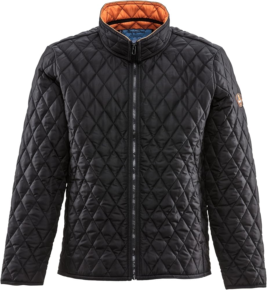 RefrigiWear Lightweight Warm Insulated Diamond Quilted Jacket