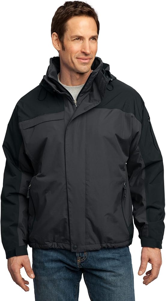 Port Authority Men's Tall Nootka Jacket XLT Graphite/Black