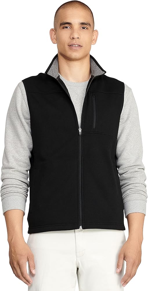 IZOD Men's Advantage Performance Full Zip Sweater Fleece Vest