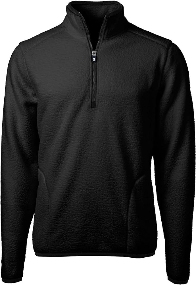 Cutter & Buck Cascade Eco Mens Big & Tall Sherpa Fleece Quarter Zip