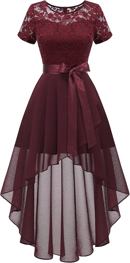 Wedtrend Women's Bridesmaid Dress, Prom Dress for Teens 2024 Hi-Lo Swing Cocktail Dresses