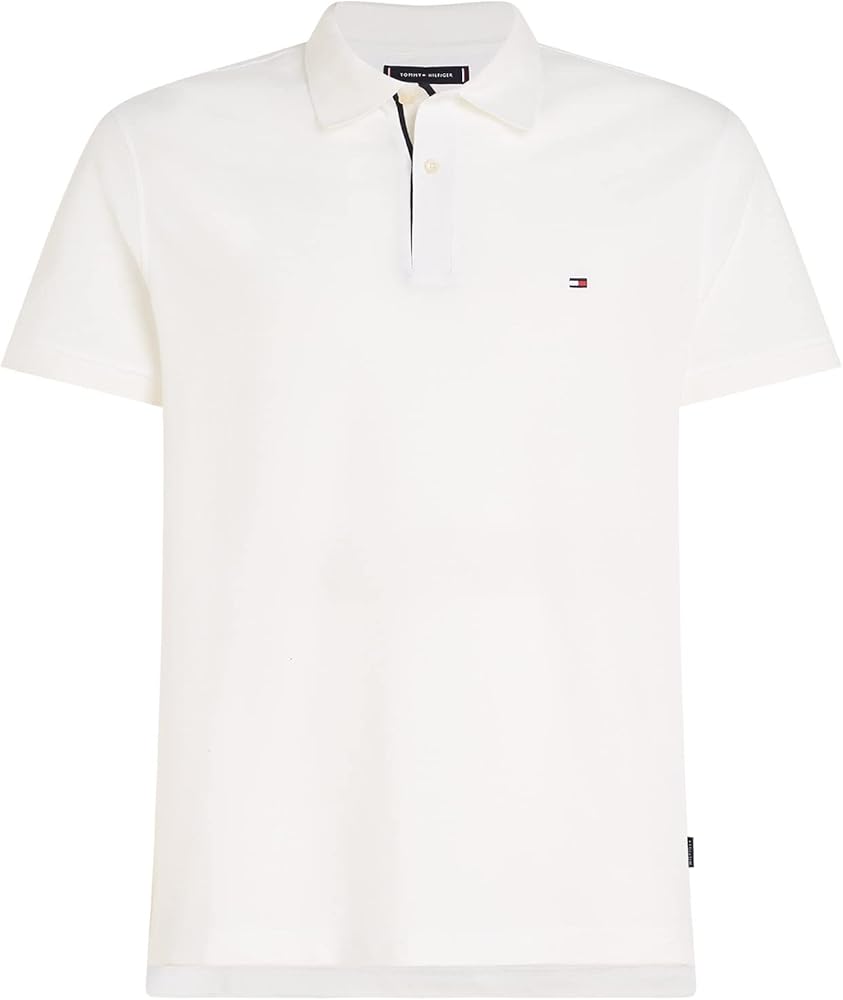 Tommy Hilfiger Men's Flag Placket Polo in Regular Fit