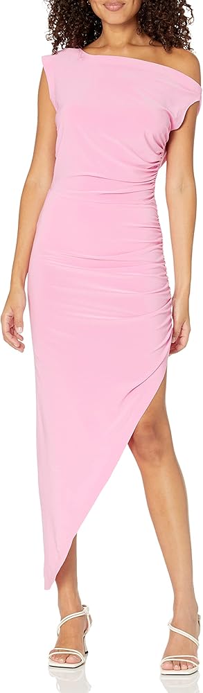 Norma Kamali Women's Drop Shoulder Side Drape Gown