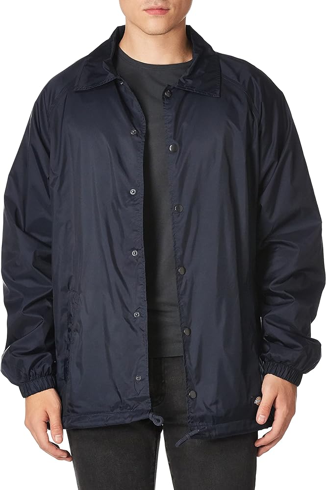 Dickies Men's Snap-Front Nylon Jacket