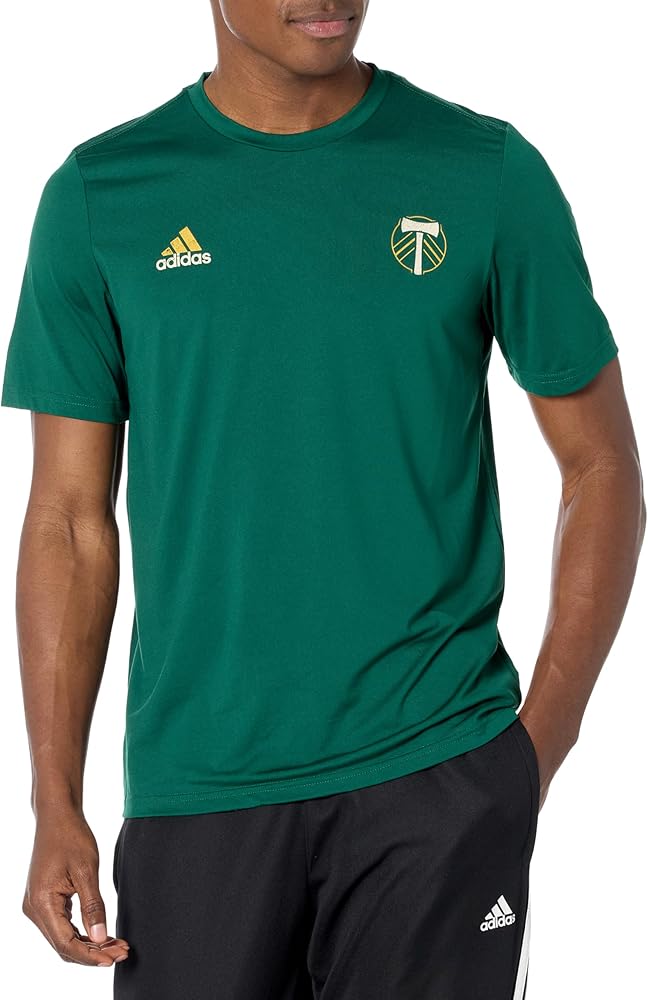 adidas Men's Portland Timbers Short Sleeve Pre-Game T-Shirt