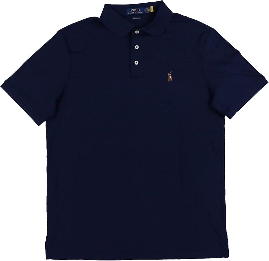 POLO RALPH LAUREN Mens Classic Fit 3 Button Interlock Polo Shirt