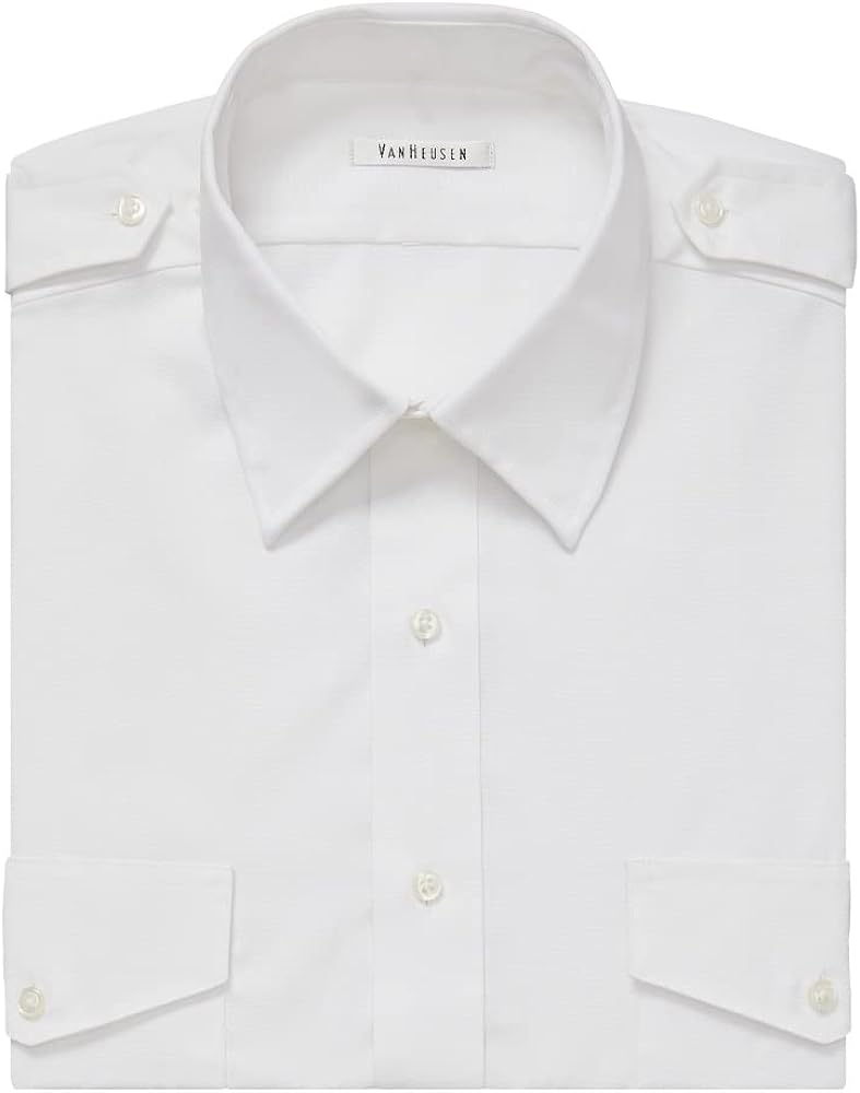 Van Heusen Mens Van Heusen Men'S Pilot Dress Shirt Short Sleeve