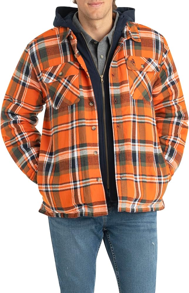 Legendary Whitetails Men's Maplewood Hooded Shirt Jacket