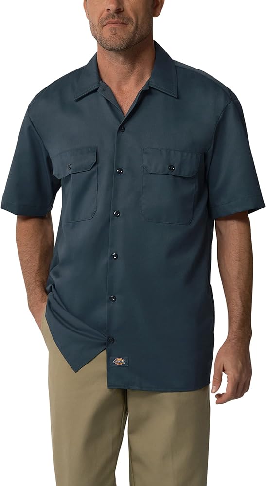 Dickies Men's Big and Tall Short-Sleeve Work Shirt