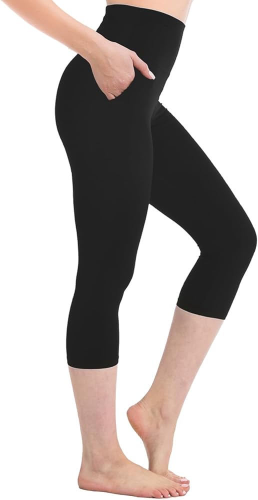 Capri Leggings for Women, High Waist Womens Capris Leggings Soft Workout Yoga Pants