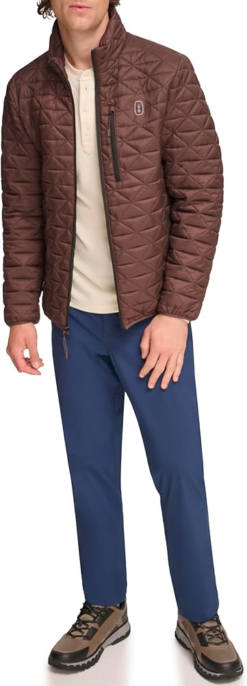 BASS OUTDOOR Men's Quilted Light Weight Packable Puffer