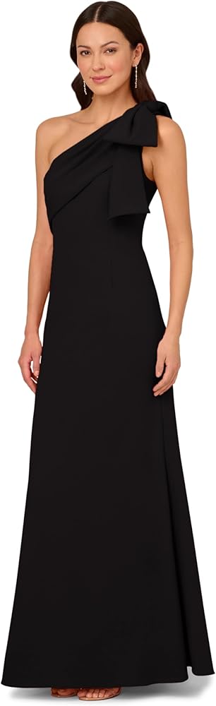 Adrianna Papell Women's Stretch Crepe Long Dress