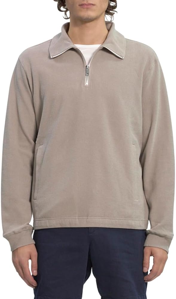 Theory Men's Allons Terry Quarter Zip