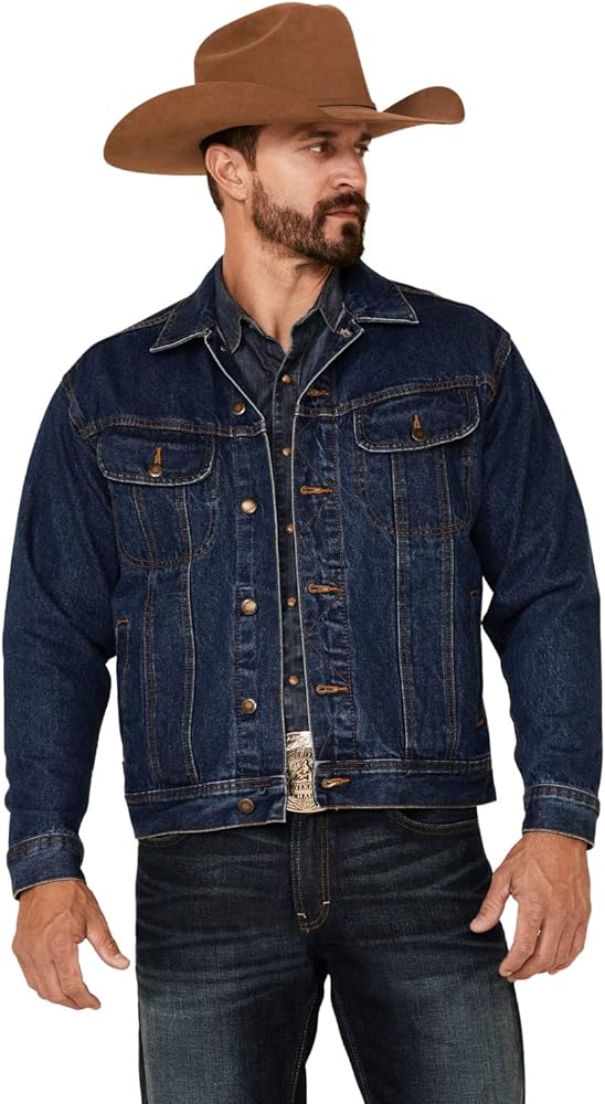 Wrangler Mens Big And Tall Unlined Denim Jacket