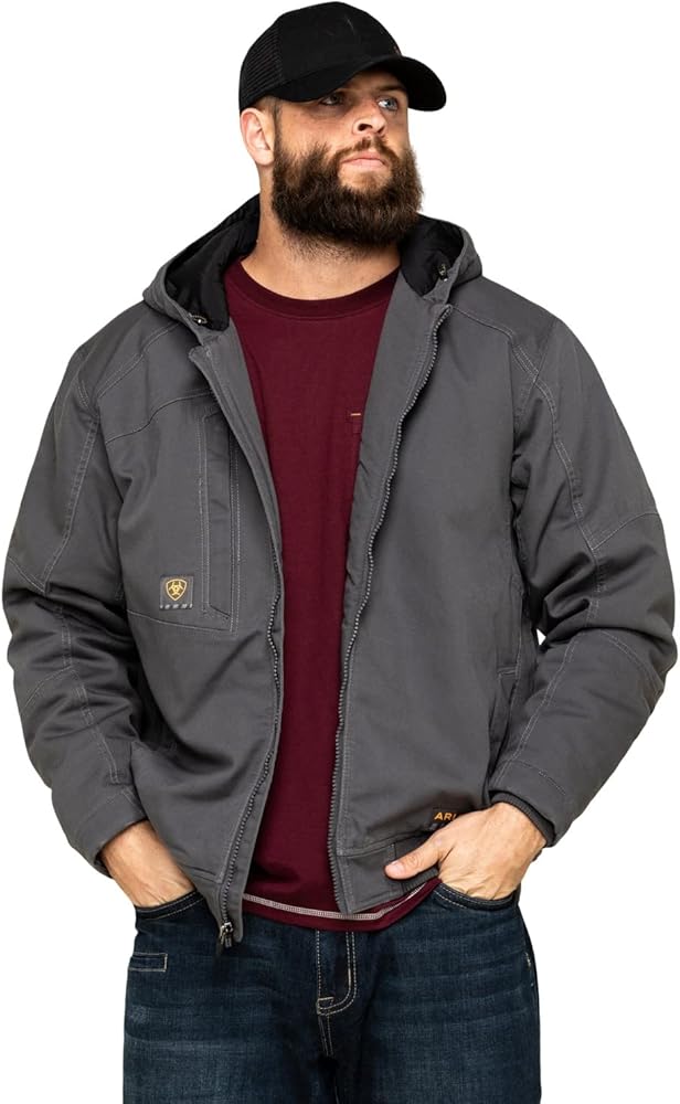 ARIAT Men's Rebar Washed Duracanvas Insulated Jacket